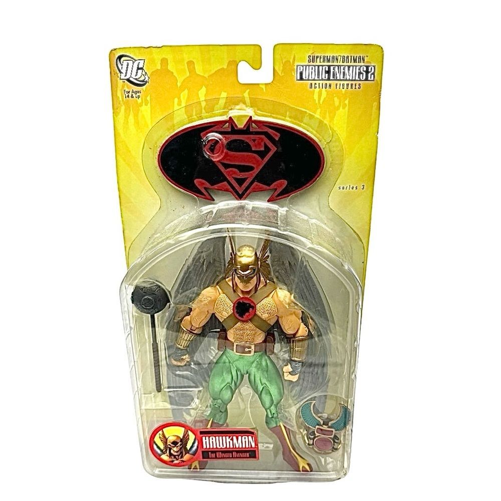 DC Direct Superman Batman Public Enemies Hawkman Figure